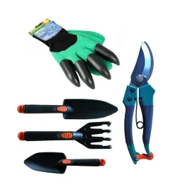 zestaw-ogrodniczy-grabki-lopatka-sekator-200-mm-rekawiczki-z-pazurkami