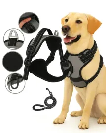 szelki-dla-psa-bezuciskowe-szare-guard-wygodne-odblaskowe-l-smycz