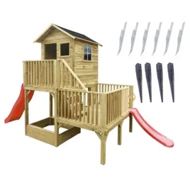 drewniany-domek-dla-dzieci-do-ogrodu-hubert-2-slizgi-czerwone-kotwy