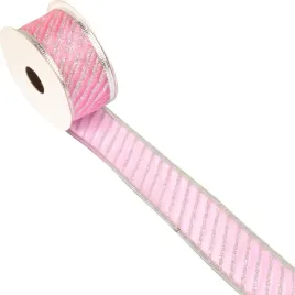 wstazka-dekoracyjna-rozowo-srebrna-ozdoby