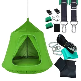 bocianie-gniazdo-zielone-z-namiotem-i-poduszka-zabawka-pasy-mocowanie