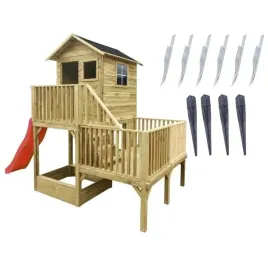 domek-ogrodowy-z-drewna-dla-dzieci-hubert-z-dlugim-slizgiem-czerwonym-kotwy