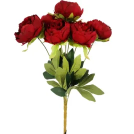 bukiet-piwonii-bordowy-sztuczne-kwiaty-peonia