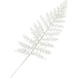 galazka-dekoracyjna-lisc-paproci-biala