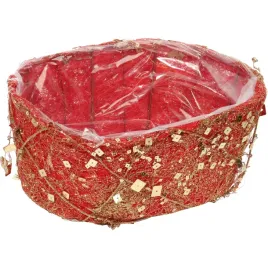 oslonka-pod-stroik-czerwona-19-cm-dekoracyjna