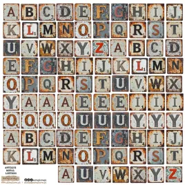 scraplove-naklejka-antyczne-metalowe-litery-24x24-cm