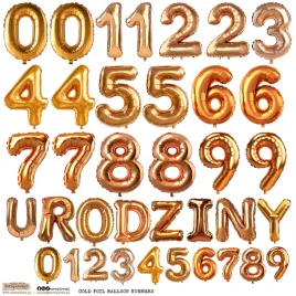 scraplove-naklejka-zlote-balonowe-cyfry-24x24-cm