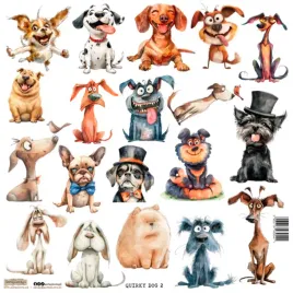 scraplove-naklejka-dziwaczny-pies-2-24x24-cm