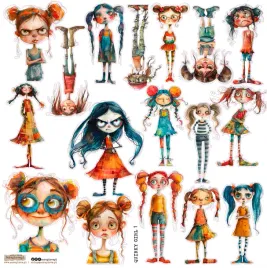 scraplove-naklejka-dziwaczna-dziewczynka-1-24x24-cm