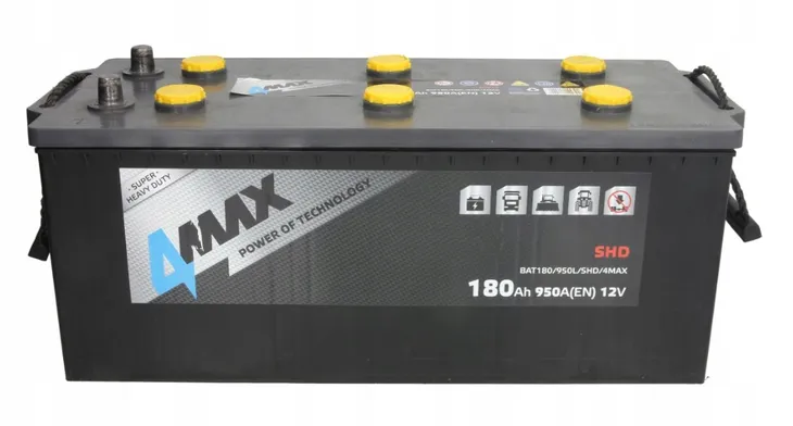 AKUMULATOR  12V 4MAX 180AH 950A  , RADOM