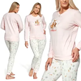cornette-pizama-damska-z-bawelny-dlugi-rekaw-m