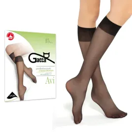 gatta-avi-podkolanowki-lycra-2-pary-15den-nero-czarny