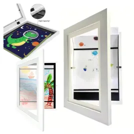 ramka-do-przechowywania-dziel-sztuki-dla-dzieci-framelet-biala-format-a4