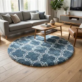 dywan-okragly-shaggy-decor-140-silver-lantern