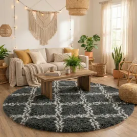 dywan-shaggy-decor-140-cm-grey-lantern-miekki-antyposlizgowy