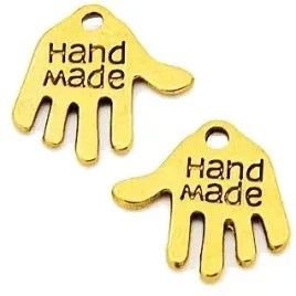 zawieszka-dlon-reka-hand-made-metal-zloty-4szt