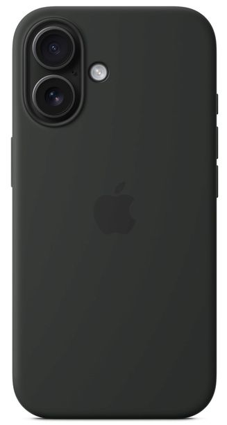 Etui Silikonowe Apple iPhone 16 Czarne Black MYY13ZM/A MagSafe Plecki