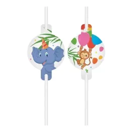 slomki-papierowe-safari-dzungla-zwierzeta-4-szt