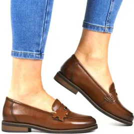 mokasyny-skorzane-damskie-polbuty-wsuwane-cambell-19381-brazowe