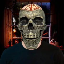 straszna-maska-kwiat-mozgu-z-ruchoma-szczeka-ciemnoszara