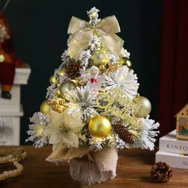 choinka-sztuczna-mini-45-cm-flokowana-z-led-i-szyszkami-dekoracyjna