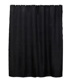 czarna-kurtyna-prysznicowa-poliester-200x180-cm
