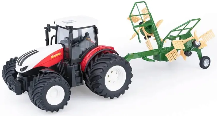 dumel-traktor-rc-zagrabiarka-czerwony