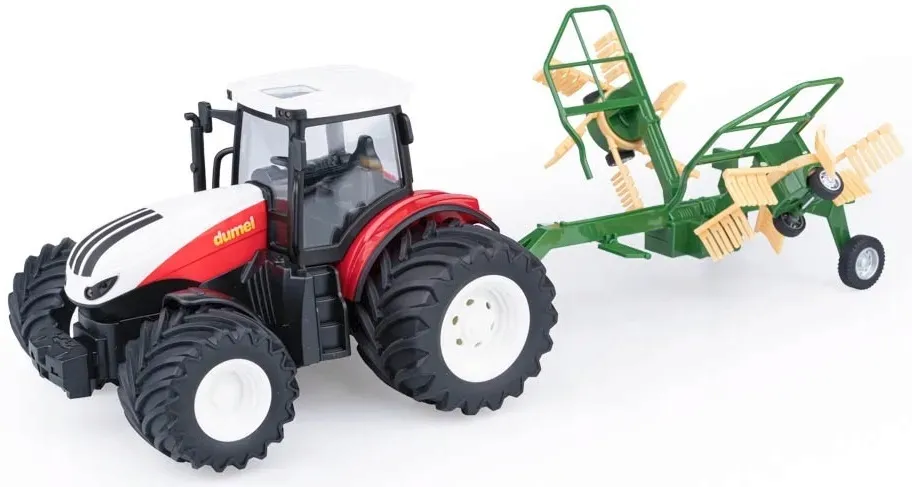 dumel-traktor-rc-zagrabiarka-czerwony