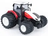 dumel-traktor-rc-zagrabiarka-czerwony-stan-nowy