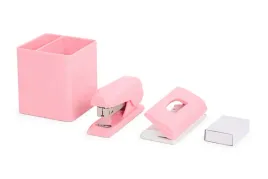 organizer-na-biurko-przybornik-dziurkacz-zszywacz-zszywki-zestaw-rozowy