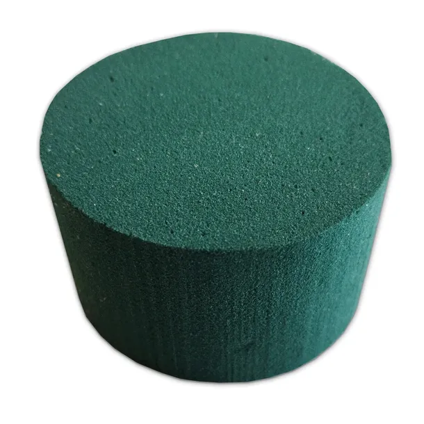 GĄBKA FLORYSTYCZNA MOKRA CYLINDER Cegła Ślub KWIATY ŻYWE Victoria 8 cm