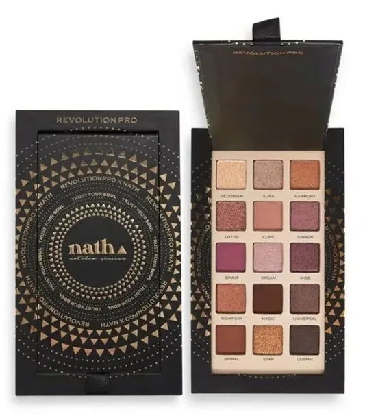 REVOLUTION NATH PALETA CIENI DO POWIEK MIX KOLOR NIGHT SHADOW PALETT