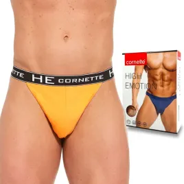 slipy-meskie-tanga-bawelniane-cornette-zolty-xxl