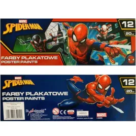 farby-plakatowe-szkolne-kolorowe-spider-man-12-szt