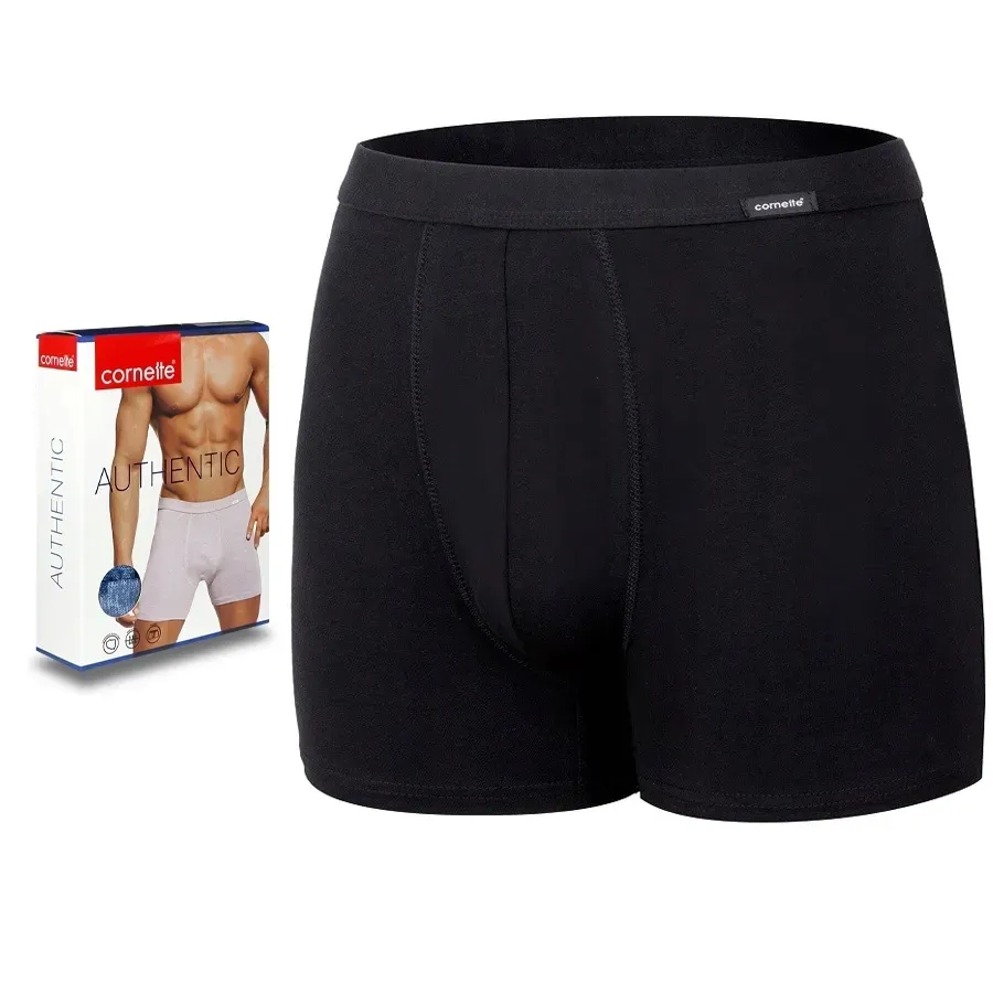 bokserki-cornette-authentic-boxer-czarne-xxl