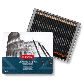derwent-graphic-komplet-24-olowkow-9h-13b