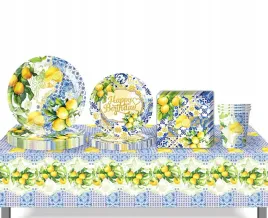 oro-party-zestaw-dekoracji-na-stol-cytryny-talerzyki-kubki-serwetki-obrus