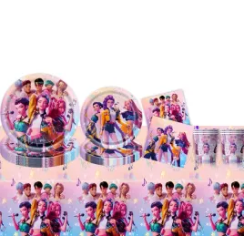 oro-party-zestaw-dekoracji-na-stol-kpop-demon-hunters-talerzyki-kubki-obrus