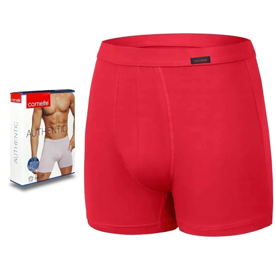 bokserki-cornette-authentic-boxer-czerwony-m