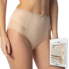 figi-majtki-damskie-bawelniane-z-wysokim-stanem-2-pary-lama-4000md-3xl