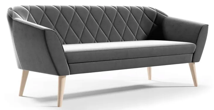 Sofa skandynawska GLORIA 3-osobowa | styl, komfort, solidna