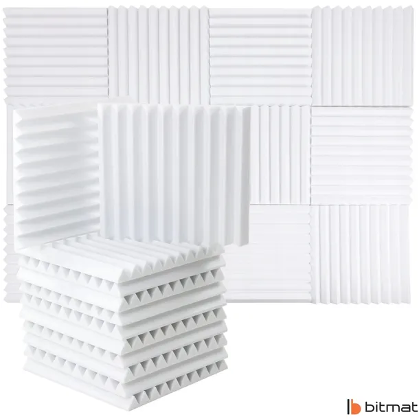 panel-scienny-akustyczny-basotect-klin-trudnopalny-pochlanianie-echo-poglos-model-klin-bialy-50x50x5cm
