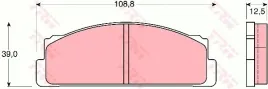 trw-gdb-105-klocki-hamulcowe-przednie