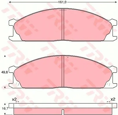 trw-gdb-1017-klocki-hamulcowe-przednie-numer-katalogowy-oryginalu-nissan-41000-10g08