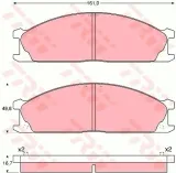 trw-gdb-1017-klocki-hamulcowe-przednie-numer-katalogowy-oryginalu-nissan-41000-10g08