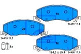klocki-ham-przod-opel-insignia-08-numer-katalogowy-czesci-13-0460-2754-2