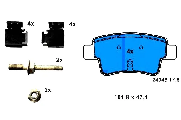 klocki-ham-tyl-opel-corsa-d-06-numer-katalogowy-czesci-13-0460-3848-2
