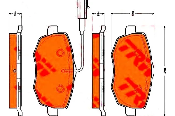 trw-gdb-1707-klocki-hamulcowe-numer-katalogowy-czesci-gdb1707