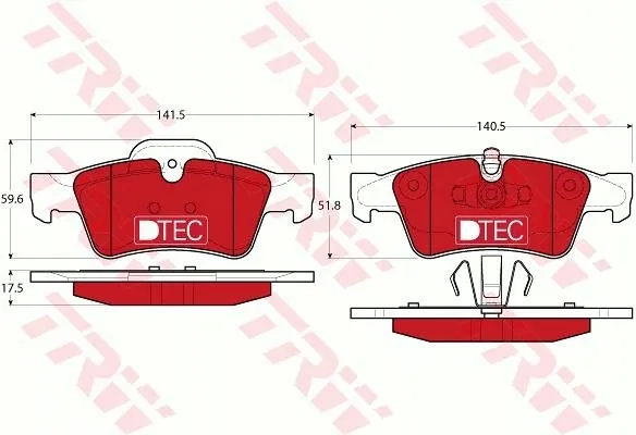 trw-gdb-1643dte-klocki-hamulcowe