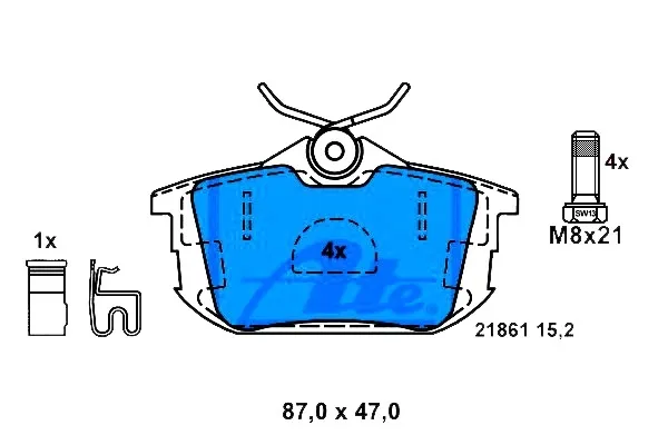 klocki-ham-tyl-mitsubishi-colt-04-numer-katalogowy-oryginalu-mitsubishi-mn125772